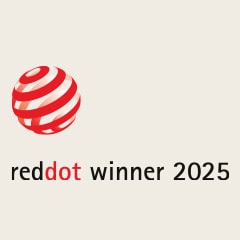 Red dot winner 2025 logo