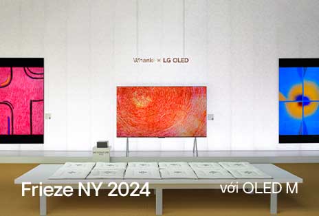 Tác phẩm nghệ thuật được trình chiếu trên OLED M.