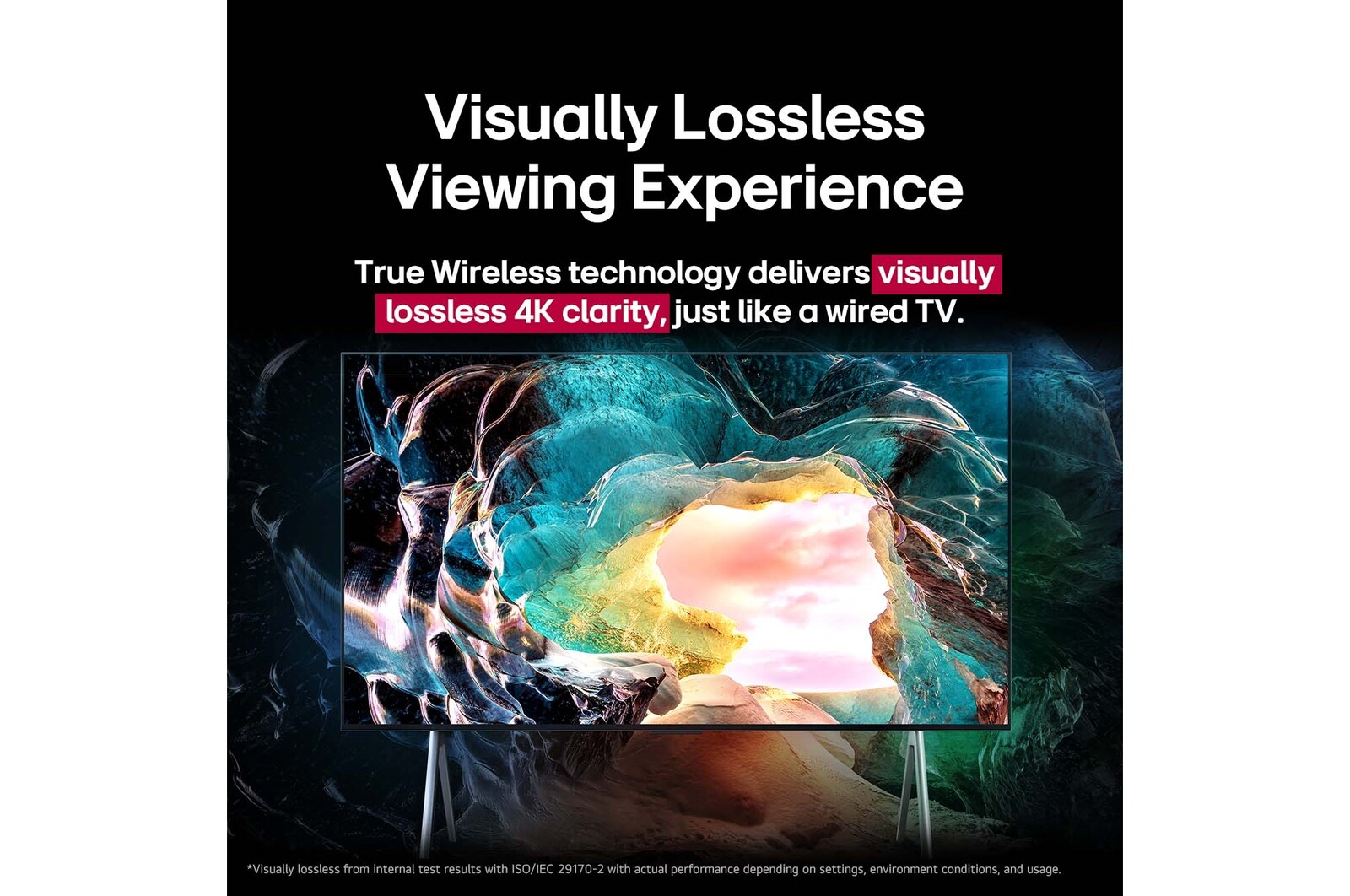 Side view of LG OLED evo AI G5 4K Smart TV.