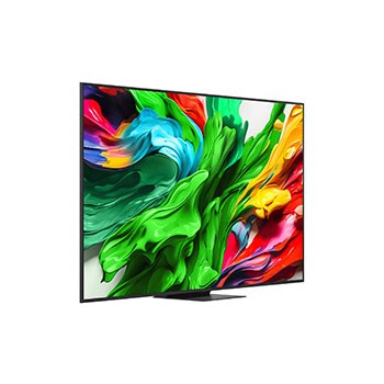Rear view of LG QNED evo TV
