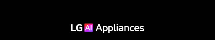 Logo LG AI Appliances với văn bản AI có màu sắc chuyển tiếp
