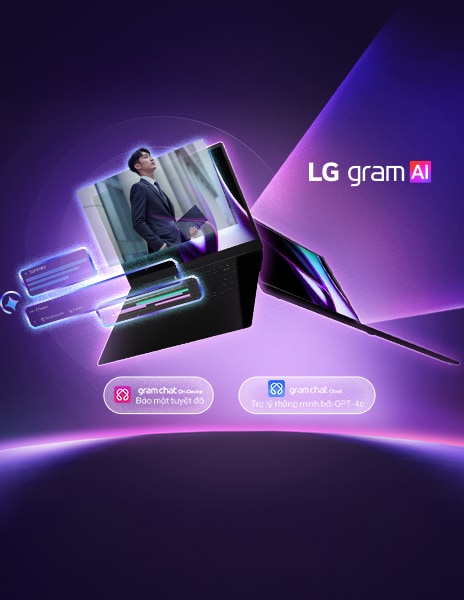 Laptop LG gram AI mới