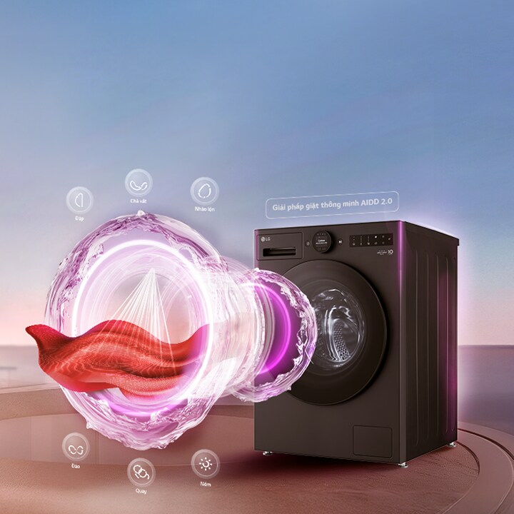 Đây là hình ảnh chiếc máy giặt LG mới nhất và công nghệ làm sạch tiên tiến