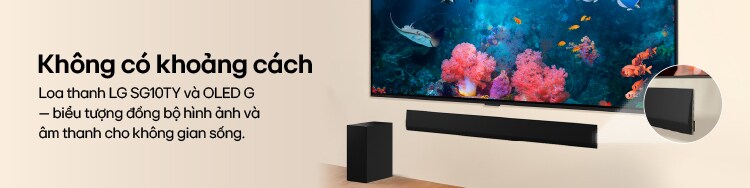 TV và sound bar LG