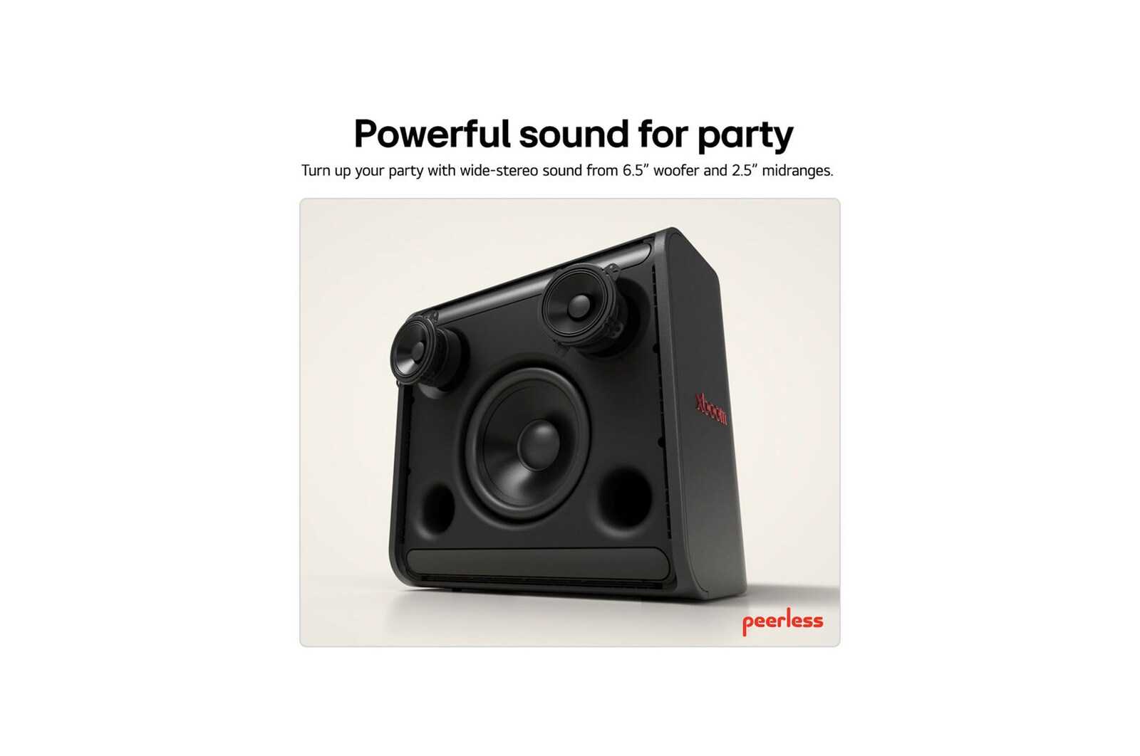LG Loa LG xboom Stage 301 - tinh chỉnh bởi will.i.am, STAGE301