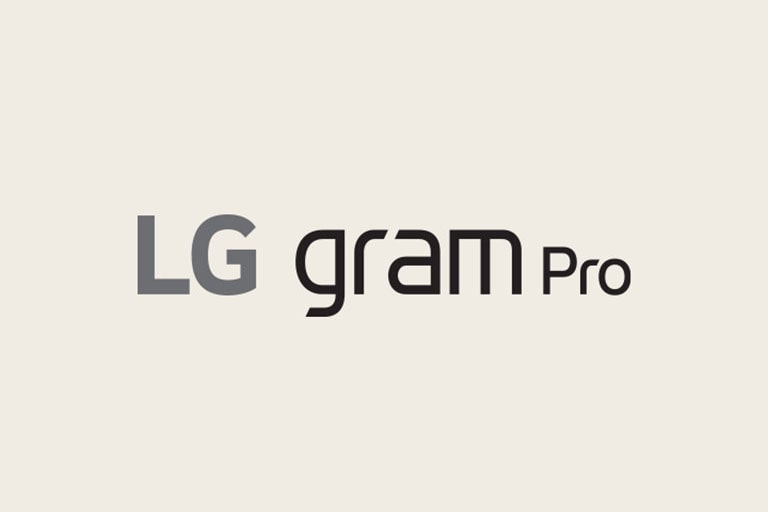 Logo LG gram Pro.