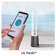 LG Quạt lọc khí PuriCare AeroTower Hit Công nghệ UVnano™, Cảm Biến PM 1.0 Màu be | FS15GPBK0, FS15GPBK0