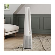 LG Quạt lọc khí PuriCare AeroTower Hit Công nghệ UVnano™, Cảm Biến PM 1.0 Màu be | FS15GPBK0, FS15GPBK0