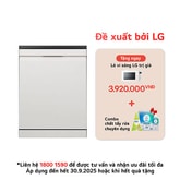 Máy rửa bát LG Quadwash TrueSteam™ màu Be LDT14BGA3