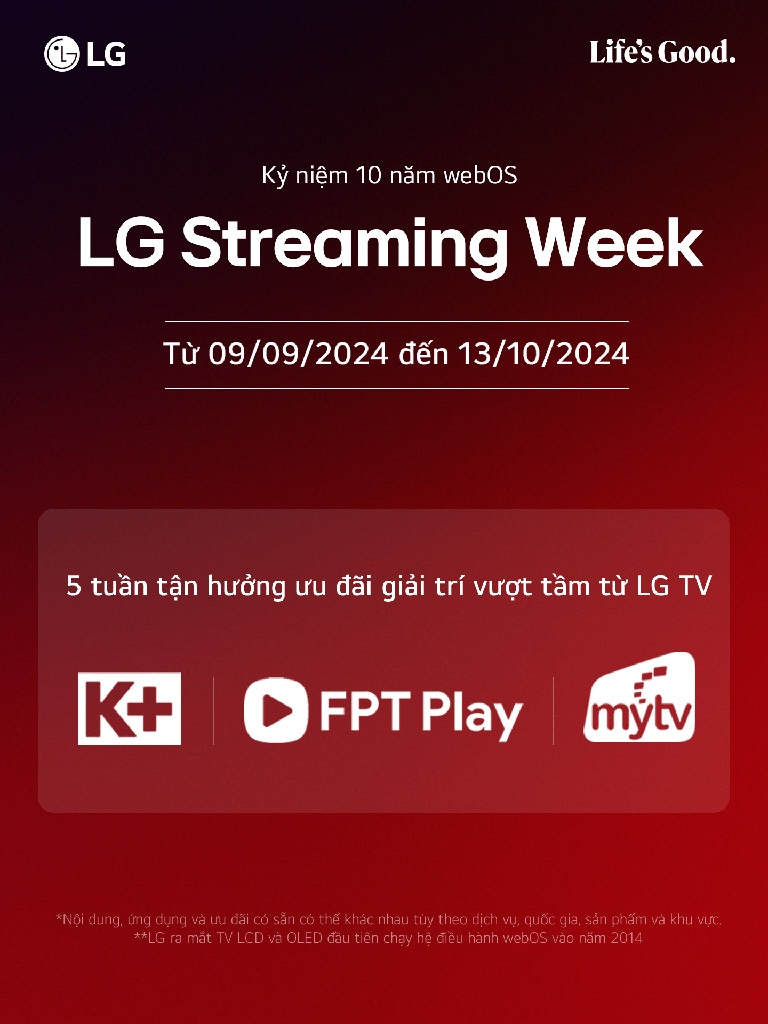 webos streaming week LG smart TV