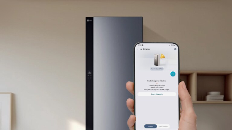 Tủ chăm sóc quần áo LG có khả năng hút tới 10 lít độ ẩm từ phòng mà không mở cửa.