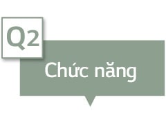 Màn hình hiển thị &quot;Chức năng&quot; trong hộp văn bản.