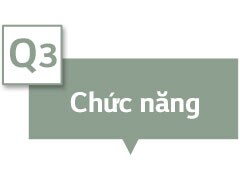 Màn hình hiển thị &quot;Chức năng&quot; trong hộp văn bản.