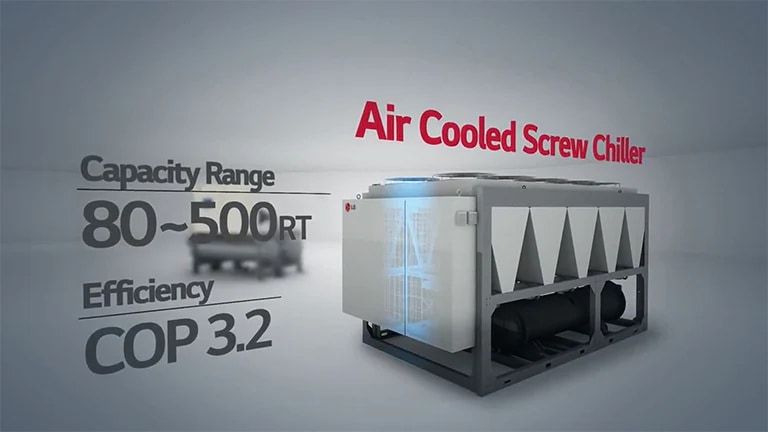 Chiller trục vít làm mát bằng không khí