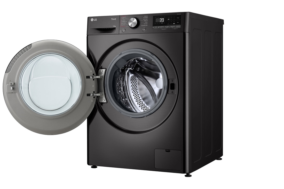 Right side view with door open