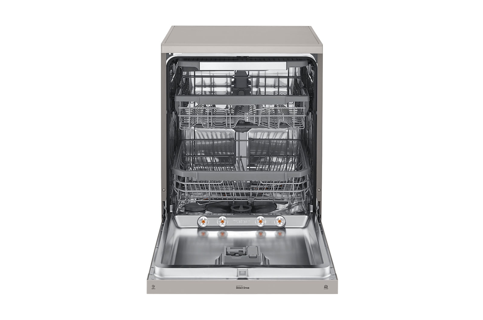 LG 14 Place QuadWash™ Dishwasher with TrueSteam™ in Stainless Finish, DFB425FP