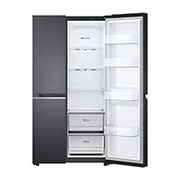 LG 647L Side-by-Side Fridge in Black Finish, GC-B257SQYL