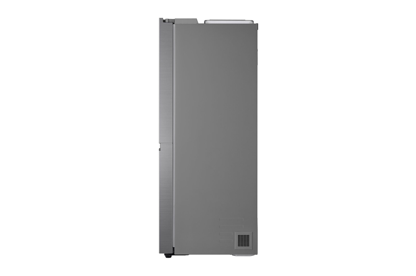 LG 617L Non Plumbed Side by Side Fridge in Stainless Finish, GC-L257SLXL