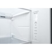 LG 617L Non Plumbed Side by Side Fridge in Stainless Finish, GC-L257SLXL