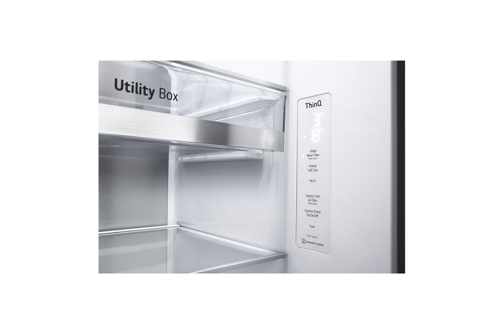 LG 611LInstaView™ Door-in-Door Side by Side Fridge with Uvnano™ in Stainless Finish, GC-X257CQFS