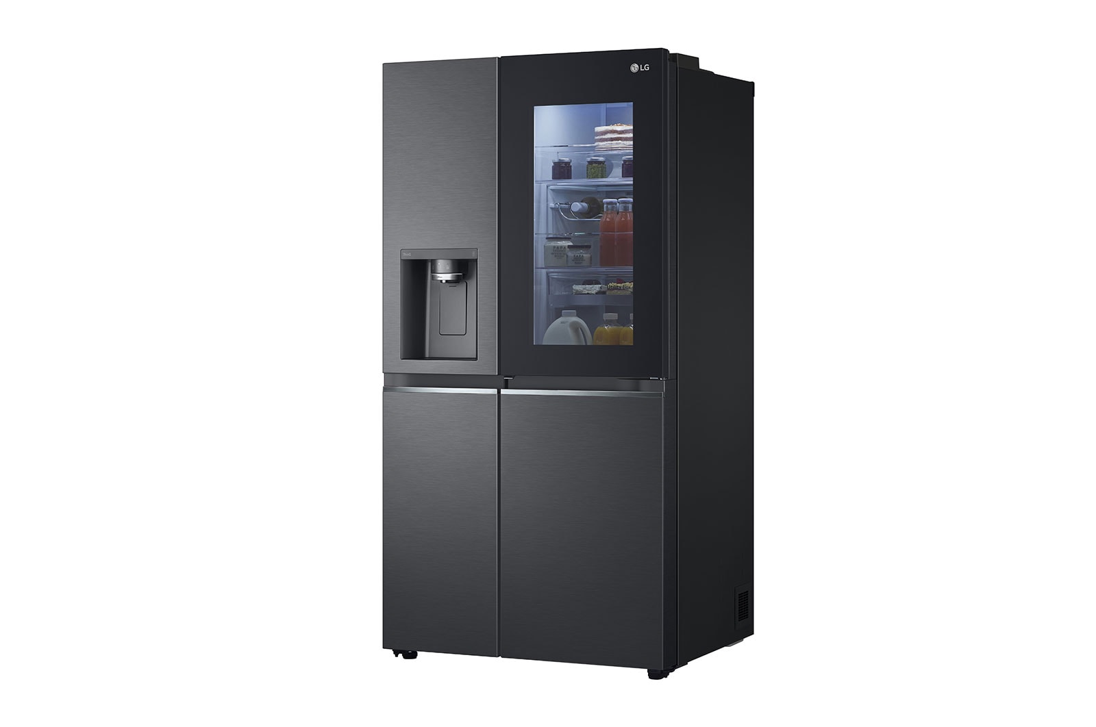 LG 611LInstaView™ Door-in-Door Side by Side Fridge with Uvnano™ in Stainless Finish, GC-X257CQFS