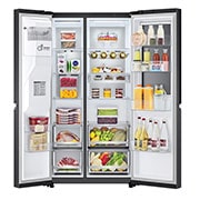 LG 611LInstaView™ Door-in-Door Side by Side Fridge with Uvnano™ in Stainless Finish, GC-X257CQFS