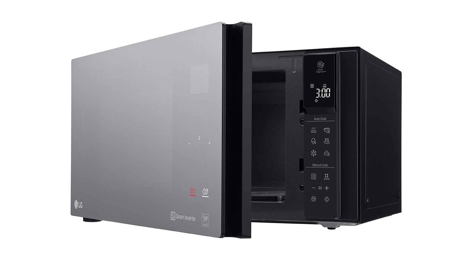 LG 42L NeoChef™ Solo Microwave Oven in Black Finish, MS4295DIS