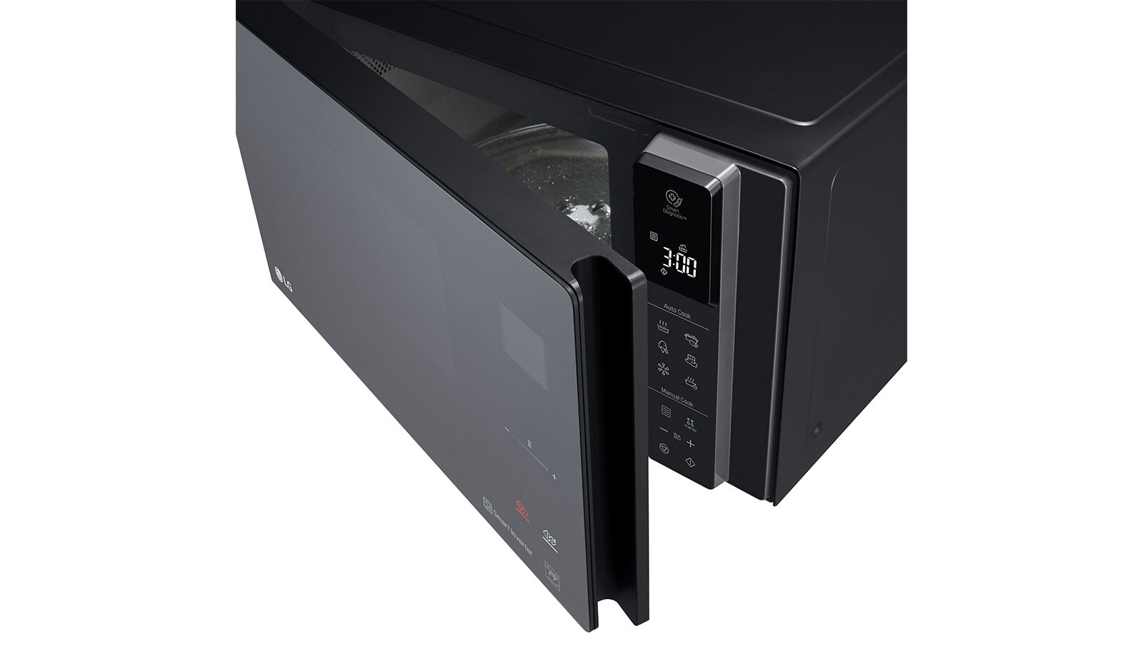 LG 42L NeoChef™ Solo Microwave Oven in Black Finish, MS4295DIS