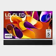 LG 65 Inch LG OLED evo G4 4K Smart TV AI Magic remote Dolby Vision webOS24 2024, OLED65G46LA