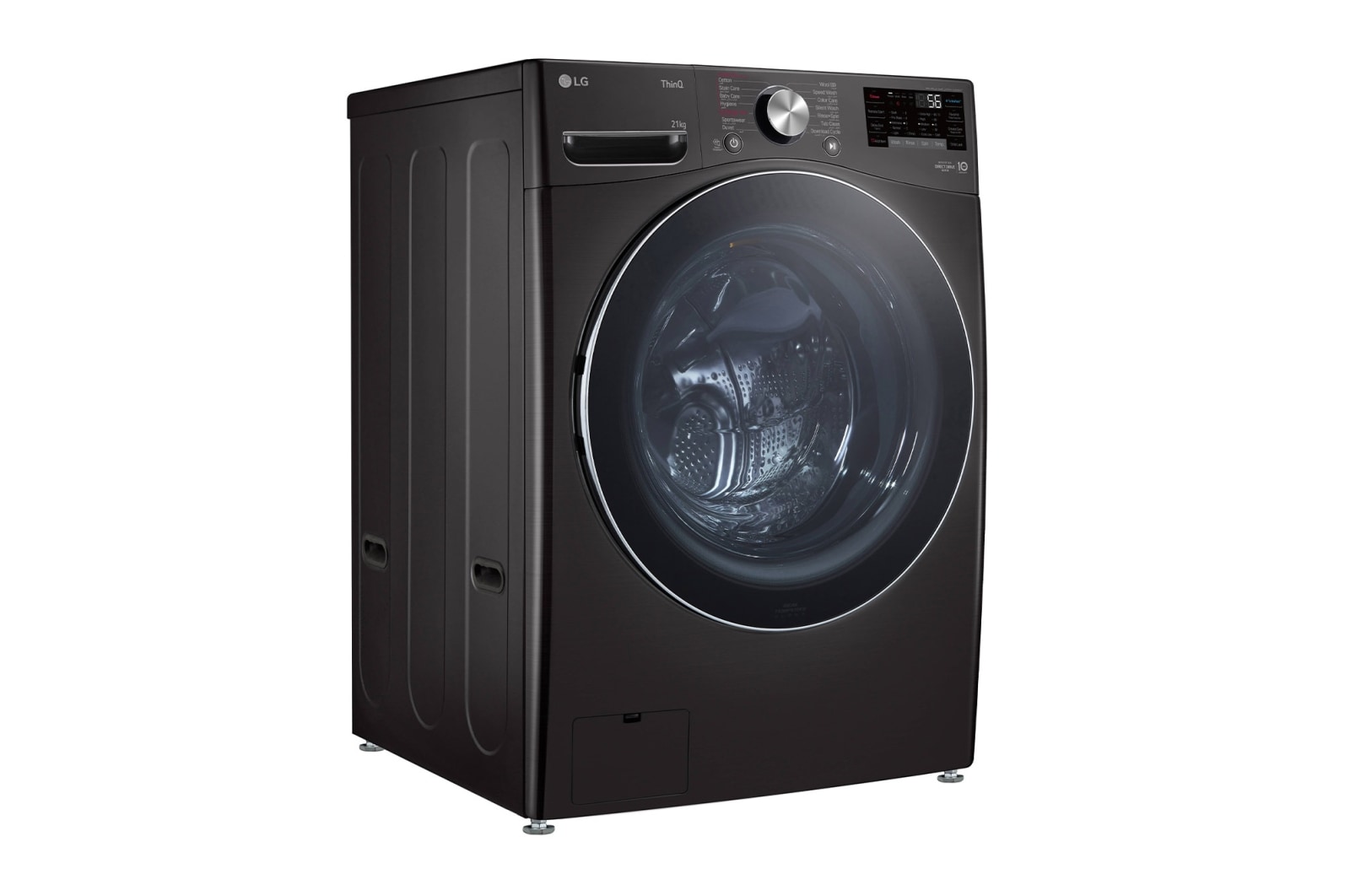 LG 21KG Black Steel Front Load Washing Machine - F0P2CYV2E, F0P2CYV2E