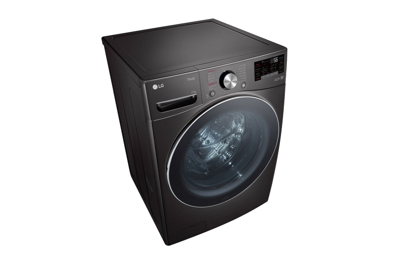 LG 21KG Black Steel Front Load Washing Machine - F0P2CYV2E, F0P2CYV2E