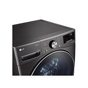 LG 21KG Black Steel Front Load Washing Machine - F0P2CYV2E, F0P2CYV2E