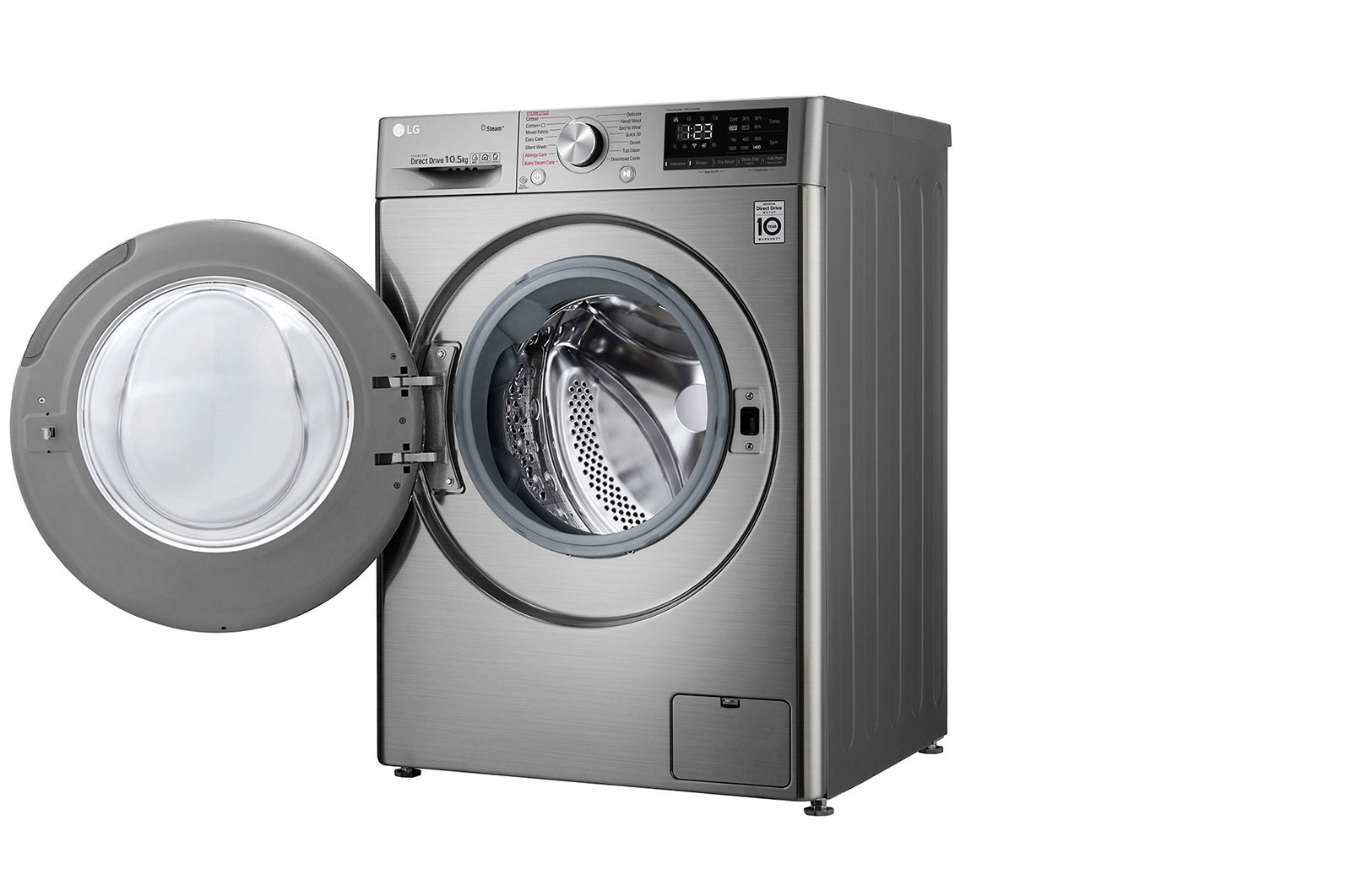 LG 10.5KG AI DD Front Loader Washing Machine - F4V5RYP2T, F4V5RYP2T