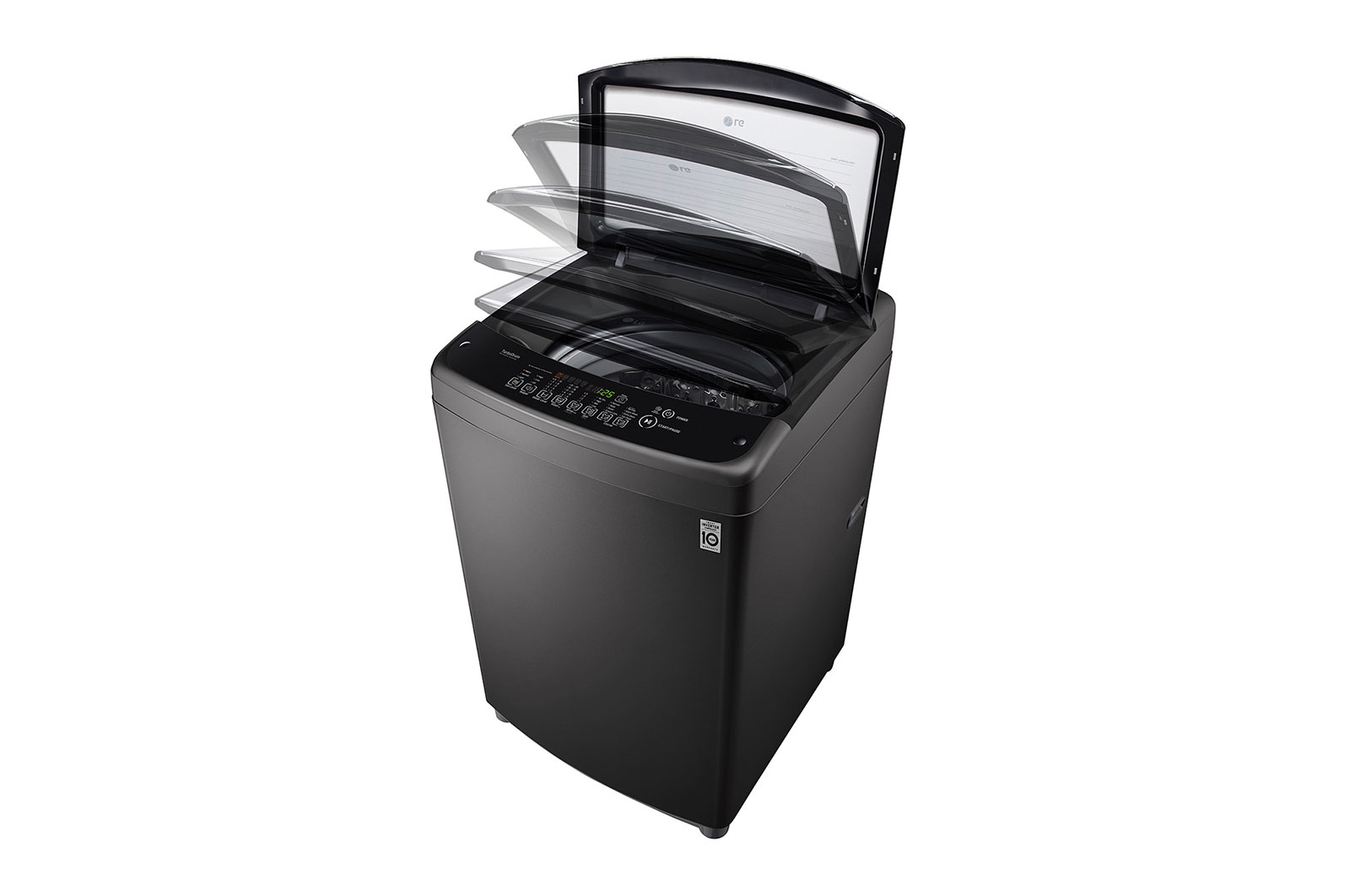 LG 18KG Black Smart Inverter Washing Machine - T1866NEHT2, T1866NEHT2