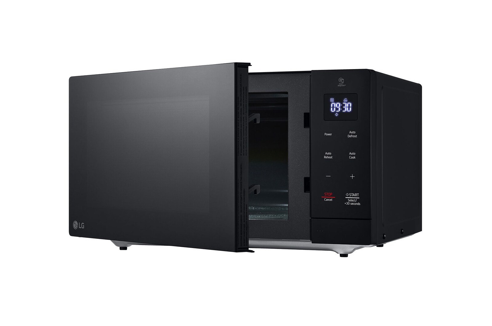 LG 30L NeoChef™ Solo Microwave Oven in Black Finish, MS3032JAS