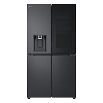 716L InstaView™ Door-in-Door French Door Fridge with UVnano™ in Black Finish, GR-X31FMQRL