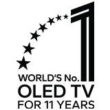 11 Years No.1 OLED TV