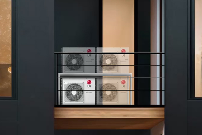 LG Multi Split system space-saving design reducing installation footprint with one outdoor unit