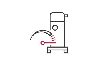 LG HVAC icon representing exceptional performance in heating and cooling solutions. Highlights energy efficiency and advanced inverter technology.