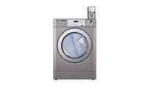 LG front-load commercial dryer with payment system
