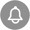 LG Notification icon representing real-time alerts and error detection for smart laundry operations.