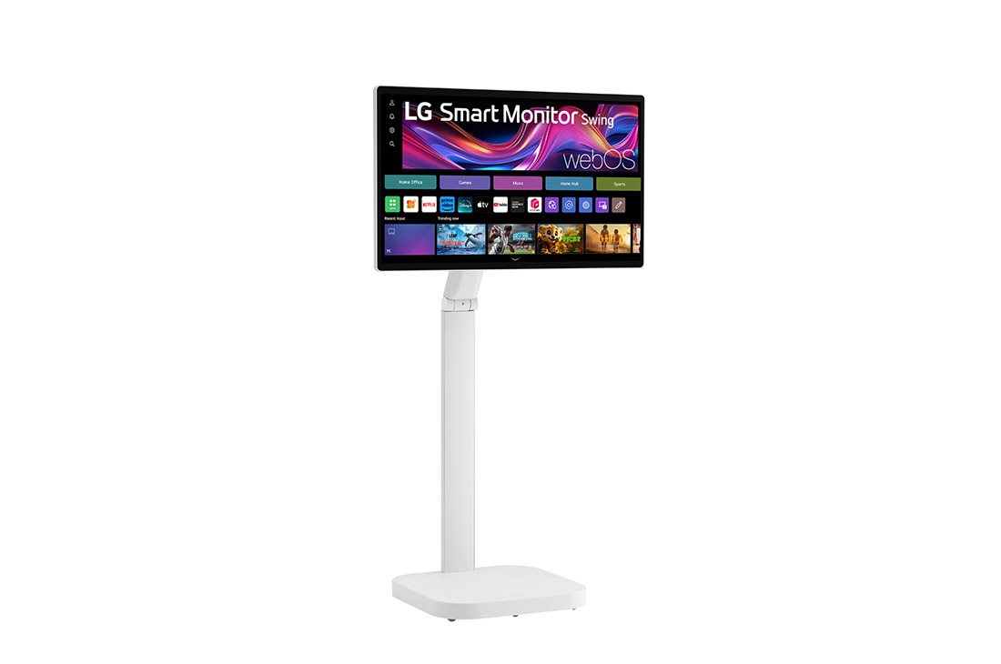 LG 31.5-inch 4K UHD IPS Smart Monitor Swing with Touchscreen, Rolling Stand, 32U889SA