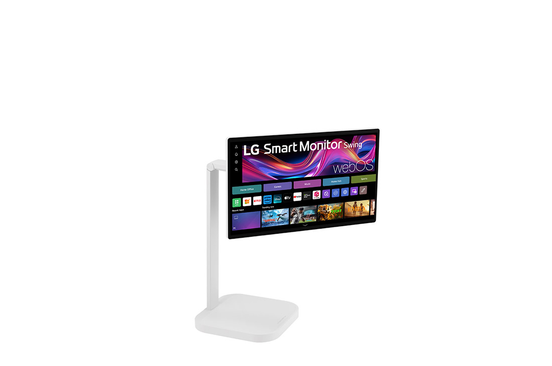 LG 31.5-inch 4K UHD IPS Smart Monitor Swing with Touchscreen, Rolling Stand, 32U889SA