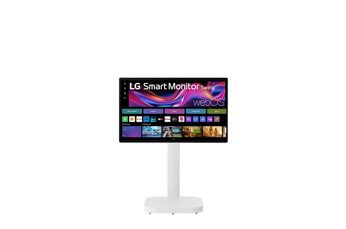 LG 31.5-inch 4K UHD IPS Smart Monitor Swing with Touchscreen, Rolling Stand, 32U889SA