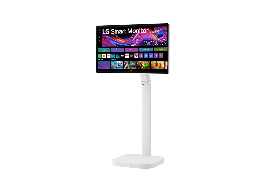 LG 31.5-inch 4K UHD IPS Smart Monitor Swing with Touchscreen, Rolling Stand, 32U889SA