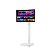 LG 31.5-inch 4K UHD IPS Smart Monitor Swing with Touchscreen, Rolling Stand, 32U889SA