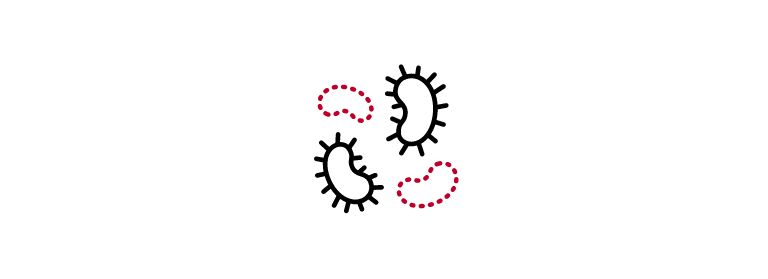 Less Microbes