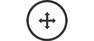 Lens shift icon.