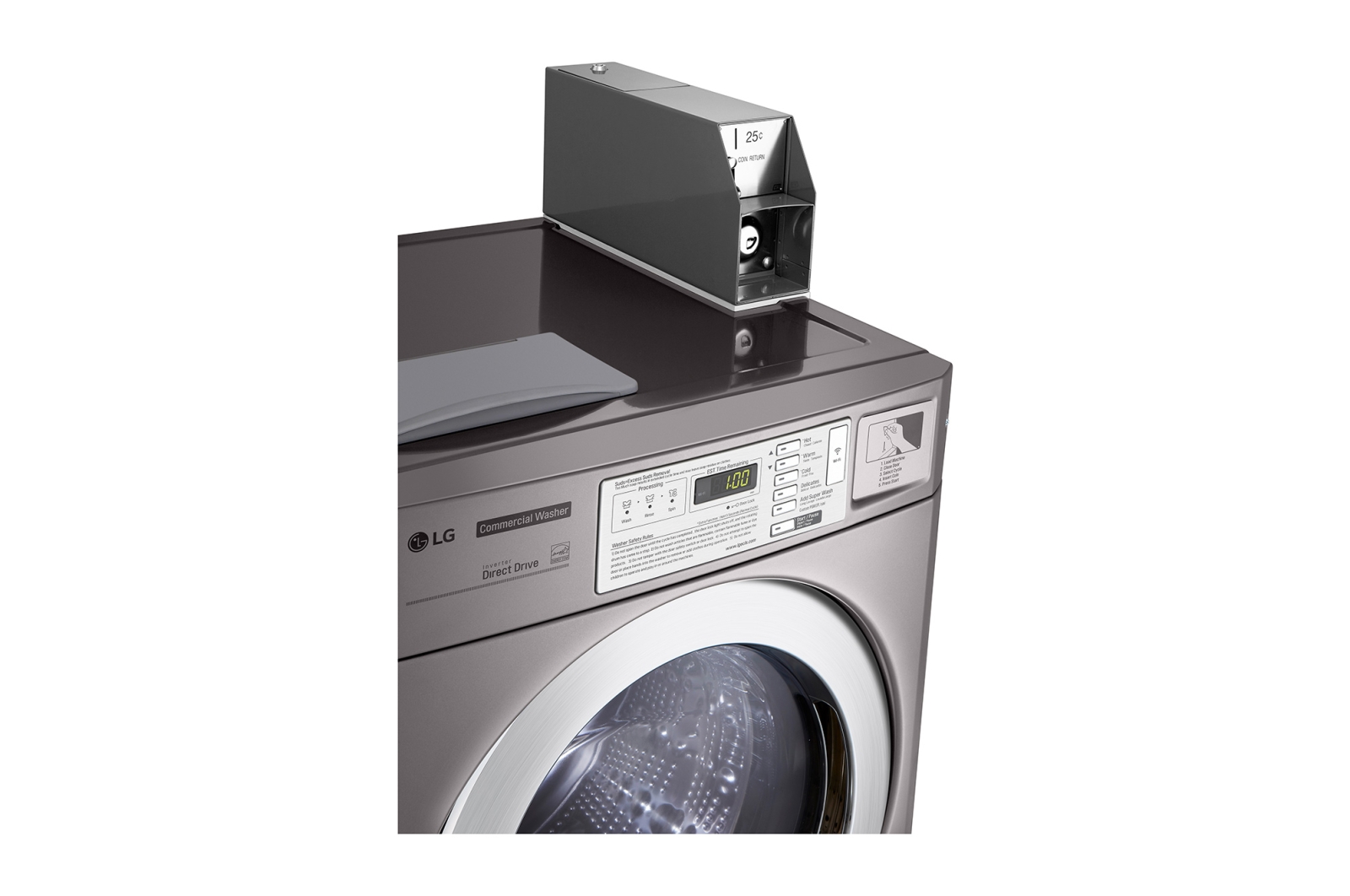 LG 3.7 cu.ft Standard Capacity Front load Washer, GIANT WASHER