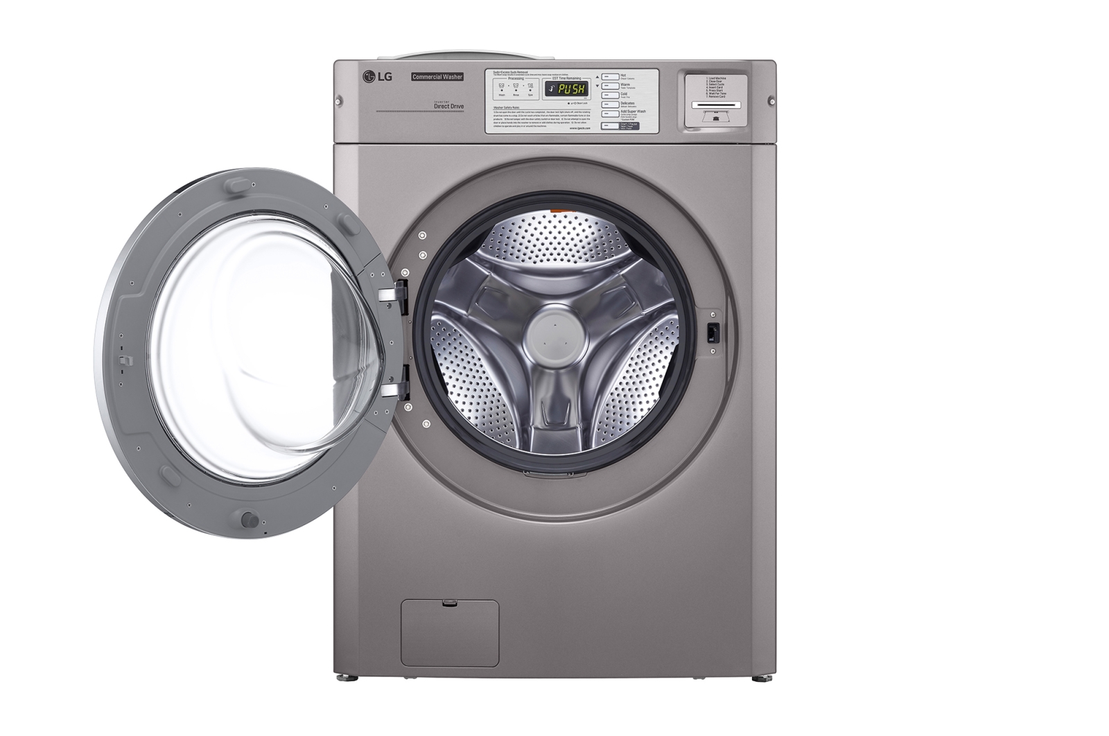 LG 5.2 cu.ft Ultra Capacity Front load Washer, TITAN WASHER